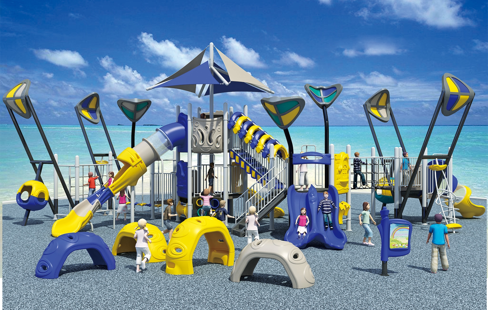 HK-5001-海之韻風帆滑梯A