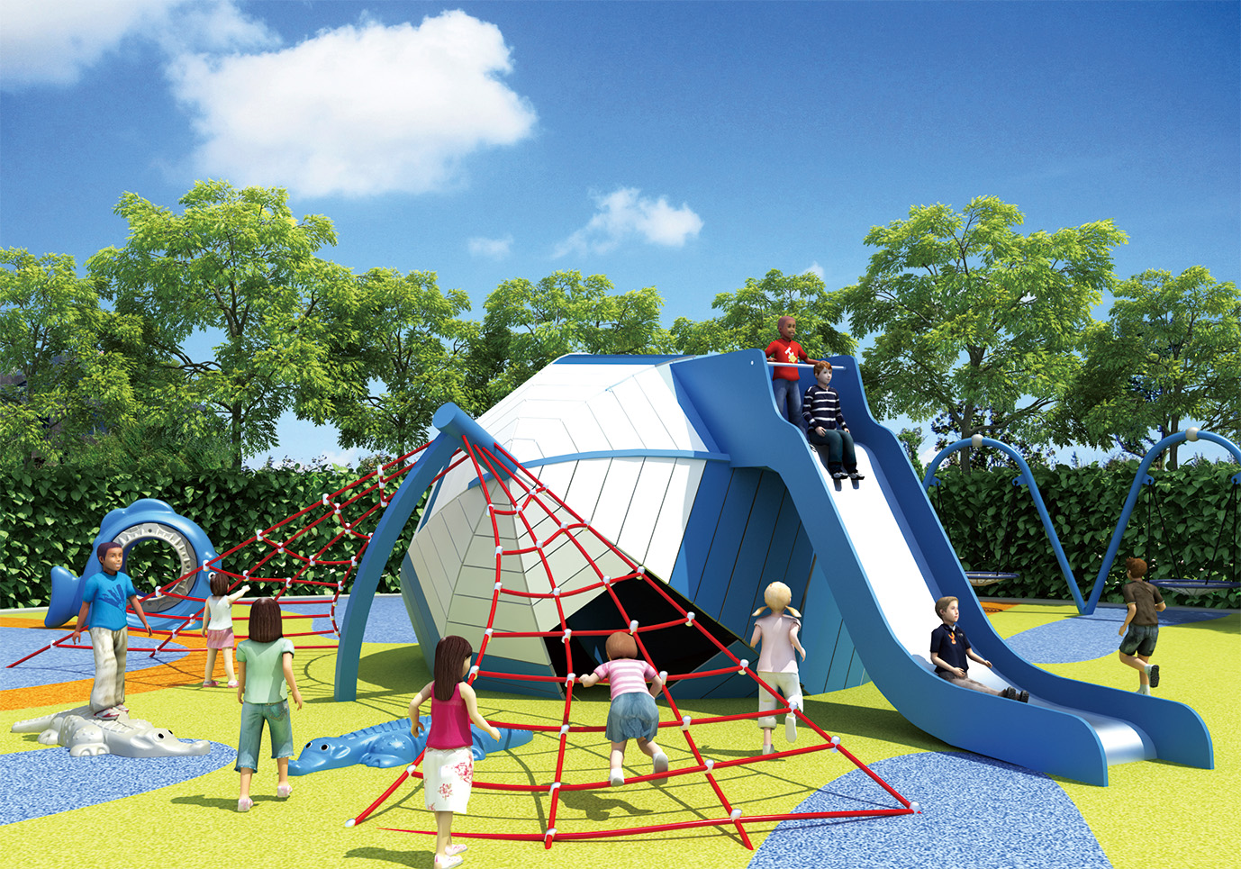 HK-4001-海螺爬滑組合