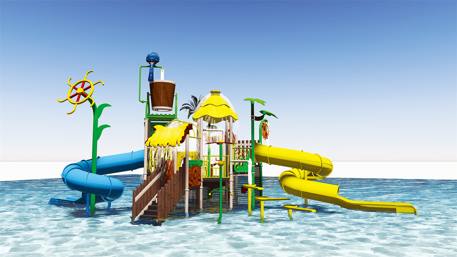 HJ-10902-兒童戲水滑梯